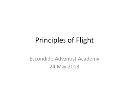 Borchik 5/24/13 Principles of Flight Presentation to Escondido
