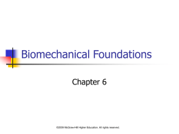 Biomechanical Foundations of Physical Education and Sport