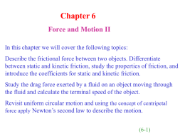 C Uniform Circular Motion, Centripetal force