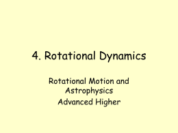Rotational Dynamics powerpoint