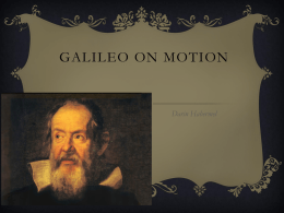 Habermel: Galileo on Motion