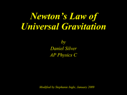 Physics 2 -Gravitation modified