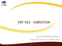 ert 452 - vibration