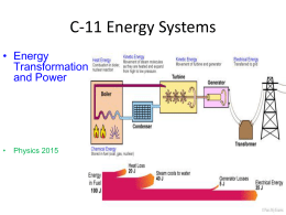 C-11 Energy Systems - Churchill High School