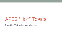 APES Hot Topics_2016x