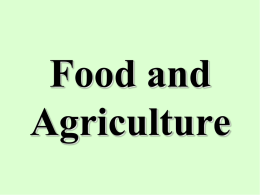 Resource-based agriculture