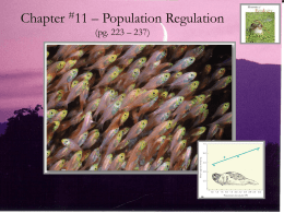 Lecture - Chapter 11 - Population Regulation