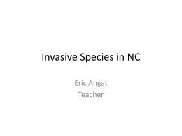 Invasive Species in NC