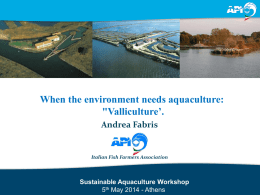 Sustainable Aquaculture Workshop