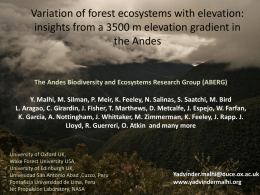 Variation of forest structure and composition with