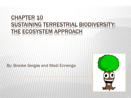 Chapter 10 Sustaining Terrestrial Biodiversity