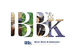 click here - Best Best & Krieger LLP