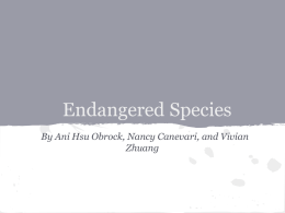 Endangered Species