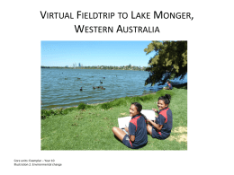 Lake Monger virtual fieldtrip