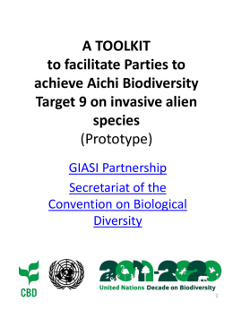 PPT file - Convention on Biological Diversity