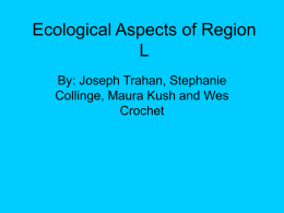 Ecological Aspects of Region L