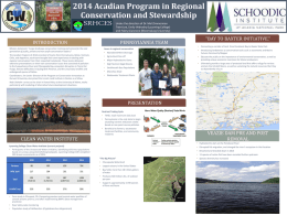 2014 Acadian Program in Regional