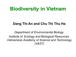 Biodiversity in Vietnam