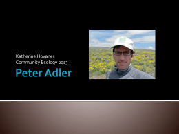 Peter Adler - Louisiana State University