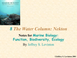 5 The Water Column: Nekton