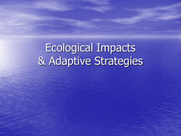 Ecological Impacts & Adaptive Strategies