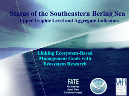 Ecosystem Considerations in Fisheries Management