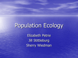 Population Ecology - Kennesaw State University College of