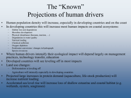 The “Known” Projections of human drivers