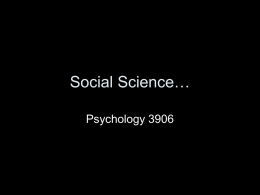 Social Science…