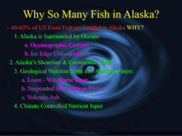 Why So Many Fish in Alaska? - School of Fisheries and
