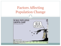 Factors Affecting Population Change