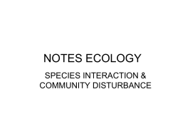 NOTES ECOLOGY - Pascack Valley Regional High School District