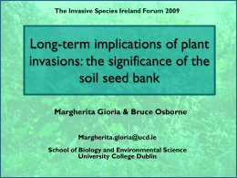 Homogenization of soil seed bank communities associated