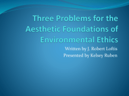 Three Problems for the Aesthetic Foundations of