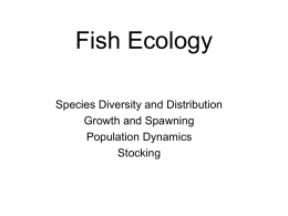 Fish & Fish Productivity - Penn State York Home Page