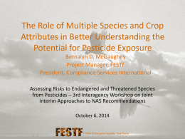 The Role of Multiple Species and Crop Attributes in Better