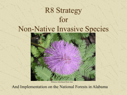 R8 Strategy for Non-Native Invasive Species - SE-EPPC