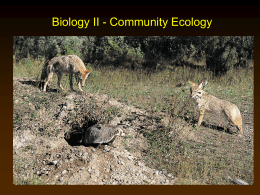 Community Ecology - The Naked Science Society