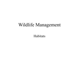 Wildlife Management - Midlands State University