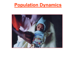 Principles of Population Ecology How Do Populations Change in