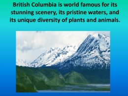 Knowledge Lesson - Shuswap Watershed Project