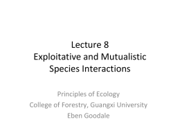 lecture8translated - College of Forestry, University of Guangxi