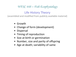 Life history and growth