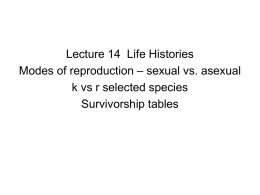 Lect13 LIfe Histories