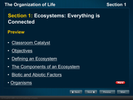 4 1 Ecosystems Everything is Connected