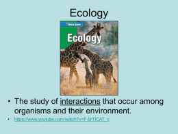 Ecology Powerpoint