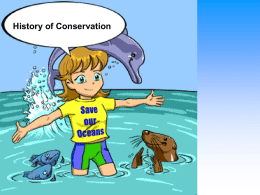 A Brief History of Conservation