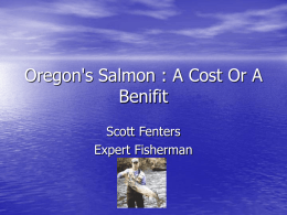 Oregon`s Salmon : A Cost Or A Benifit