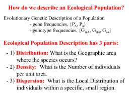 What determines the abundance of individuals in a population?