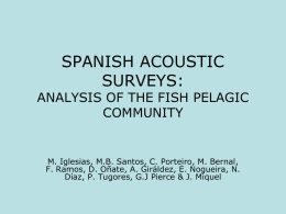 Spanish Acoustic Surveys - Analysis of the Fish Pelagic Community